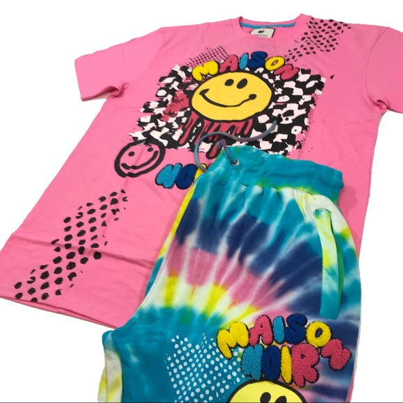 Men’s pink “Trippy Checkered” shirt. Sizes Medium, Large, XL, and XXL. - Picture 3 of 4